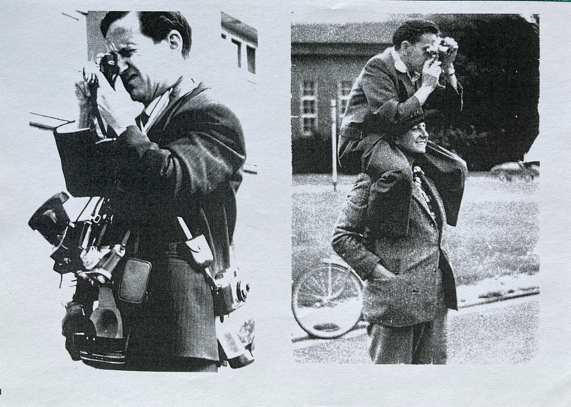 Erich Borowka bei der Arbeit
