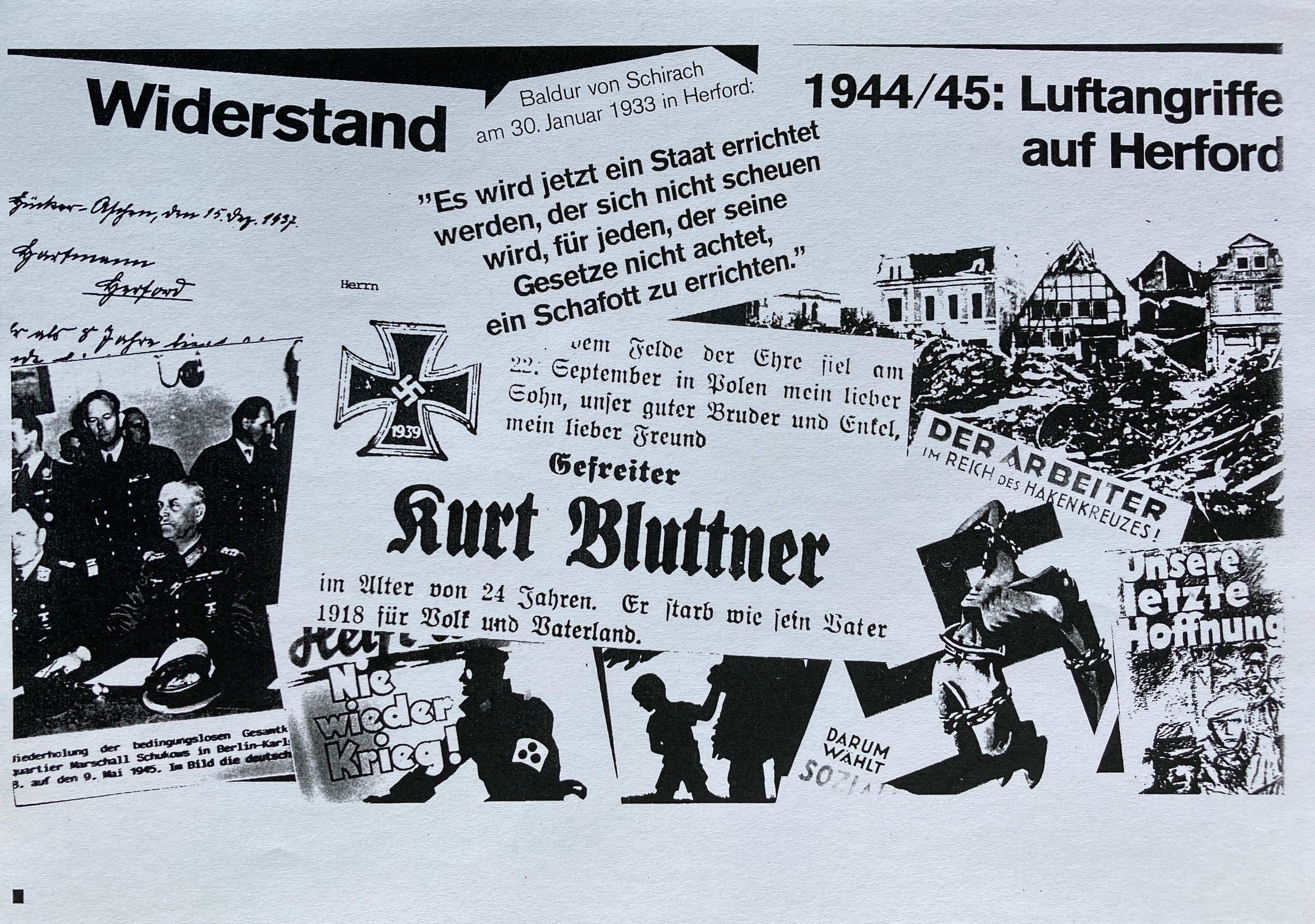 Ausstellung in Herford, 1985