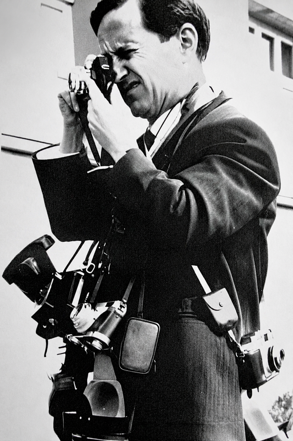 Erich Borowka bei der Arbeit